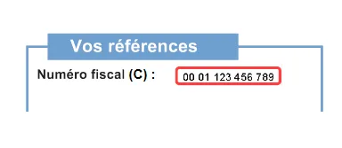 Navigateur internet avec impots.gouv.fr