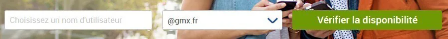 Vérification de la disponibilité de l’adresse GMX