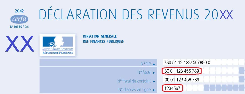 Page d’accueil du site impots.gouv.fr